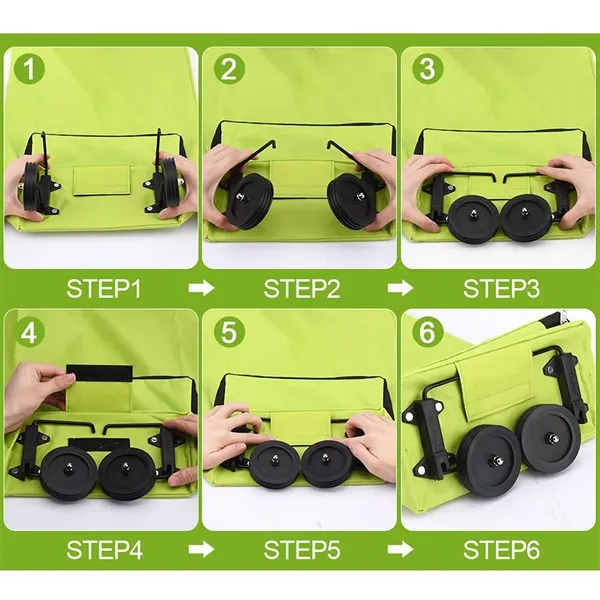 Foldable Shopping Trolley - Foldable Shopping Trolley - Image 3 of 4