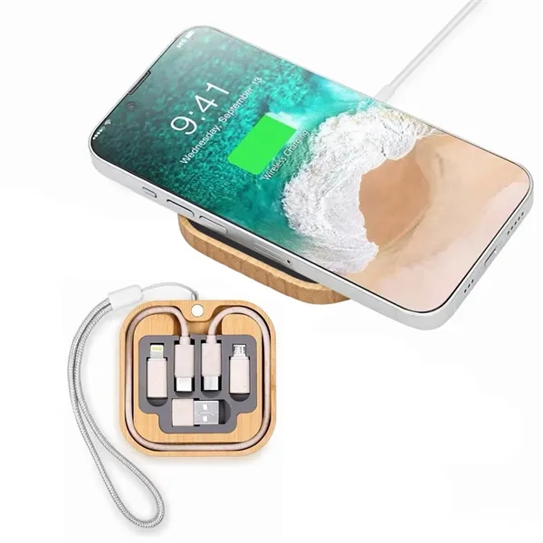 Square Wireless Charger and Cable Kit - Square Wireless Charger and Cable Kit - Image 2 of 3