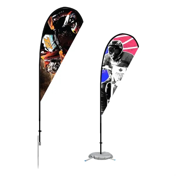 11' Double-Sided Teardrop Flag with Stand - 11' Double-Sided Teardrop Flag with Stand - Image 0 of 0