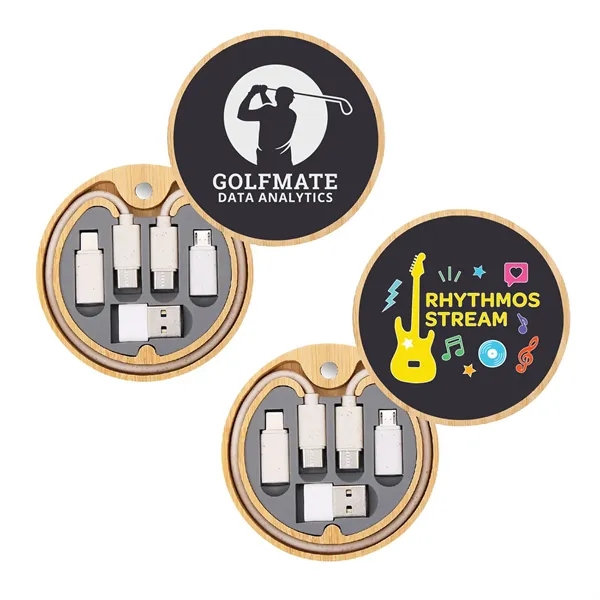 Light Up Round Wireless Charger and Cable Kit - Light Up Round Wireless Charger and Cable Kit - Image 3 of 3