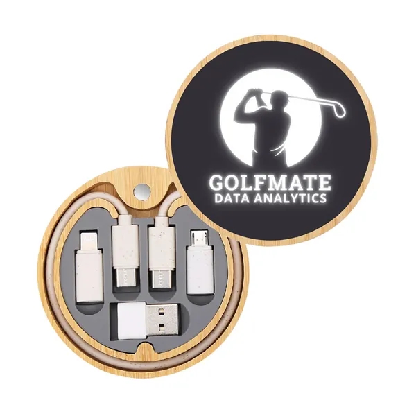 Light Up Round Wireless Charger and Cable Kit - Light Up Round Wireless Charger and Cable Kit - Image 0 of 3