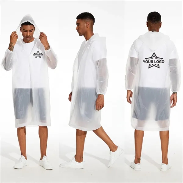 EVA Rain Long Ponchos Lightweight Raincoat - EVA Rain Long Ponchos Lightweight Raincoat - Image 0 of 6