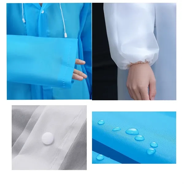EVA Rain Long Ponchos Lightweight Raincoat - EVA Rain Long Ponchos Lightweight Raincoat - Image 2 of 6