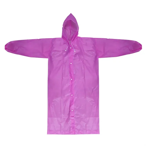 EVA Rain Long Ponchos Lightweight Raincoat - EVA Rain Long Ponchos Lightweight Raincoat - Image 5 of 6