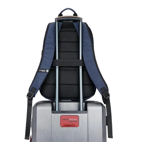 SwissDigital® BIBERSTEIN TSA-Friendly Travel Backpack - SwissDigital® BIBERSTEIN TSA-Friendly Travel Backpack - Image 7 of 14