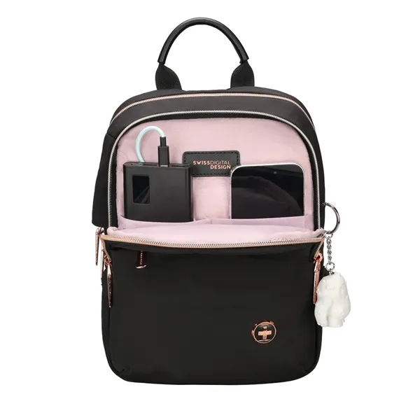 SwissDigital® Katy Rose Medium Recycled Travel Backpack - SwissDigital® Katy Rose Medium Recycled Travel Backpack - Image 16 of 23