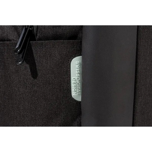 SwissDigital® RFID AROSA USB Charging Port Travel Backpack - SwissDigital® RFID AROSA USB Charging Port Travel Backpack - Image 8 of 12