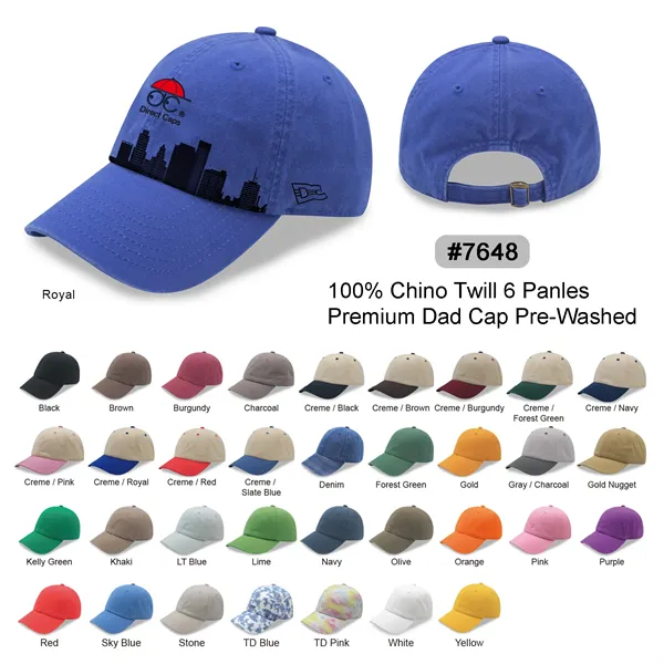 6 Panels Relaxed Golf Hat Dad Cap - 6 Panels Relaxed Golf Hat Dad Cap - Image 0 of 111