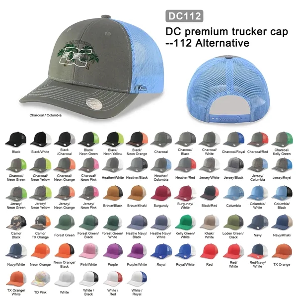 6 Panel Premier 112 Trucker Cap - 6 Panel Premier 112 Trucker Cap - Image 0 of 75