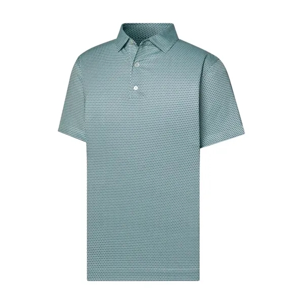 FootJoy Men's Stellar Print Lisle Shirt - FootJoy Men's Stellar Print Lisle Shirt - Image 2 of 5