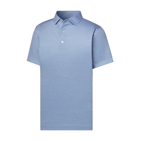 FootJoy Men's Stellar Print Lisle Shirt - FootJoy Men's Stellar Print Lisle Shirt - Image 3 of 5