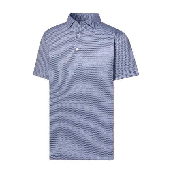 FootJoy Men's Stellar Print Lisle Shirt - FootJoy Men's Stellar Print Lisle Shirt - Image 5 of 5