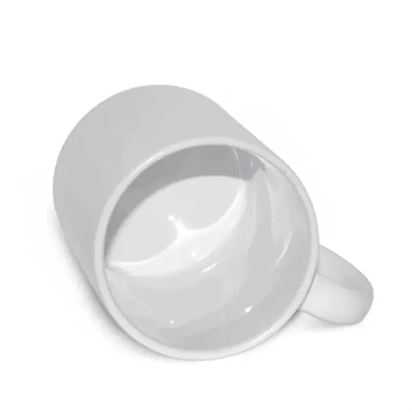 11OZ. White Ceramic Coffee Mug - 11OZ. White Ceramic Coffee Mug - Image 2 of 3