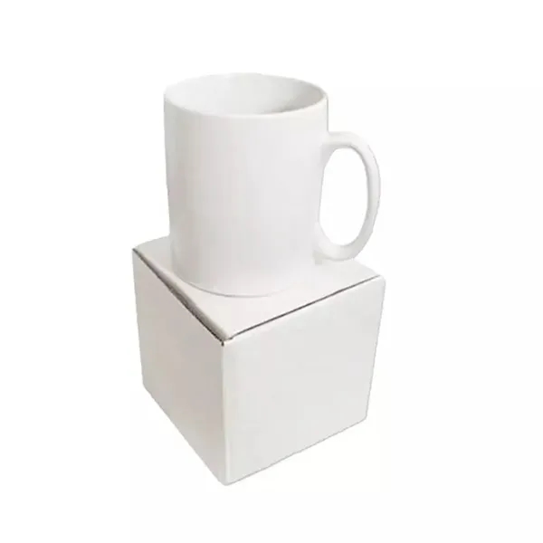 11OZ. White Ceramic Coffee Mug - 11OZ. White Ceramic Coffee Mug - Image 3 of 3