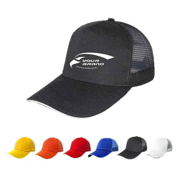 Breathable Trucker Mesh Baseball Hat Cap - Breathable Trucker Mesh Baseball Hat Cap - Image 0 of 10