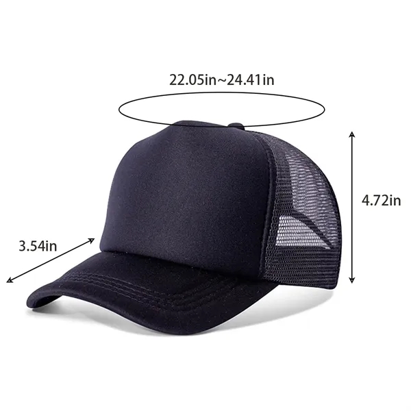 Breathable Trucker Mesh Baseball Hat Cap - Breathable Trucker Mesh Baseball Hat Cap - Image 1 of 10