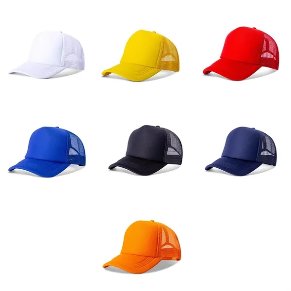 Breathable Trucker Mesh Baseball Hat Cap - Breathable Trucker Mesh Baseball Hat Cap - Image 10 of 10