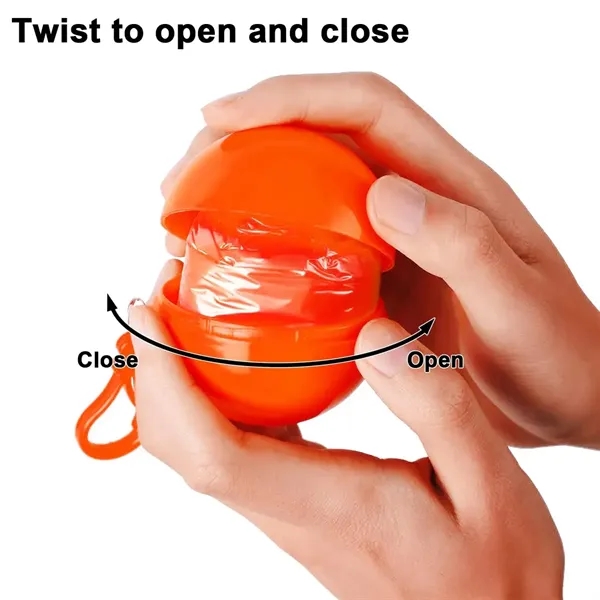 Disposable Rain Poncho in Ball Keychain - Disposable Rain Poncho in Ball Keychain - Image 3 of 8