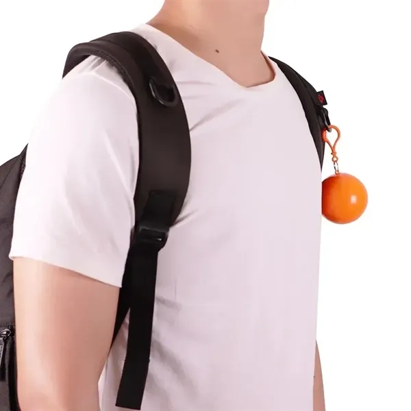 Disposable Rain Poncho in Ball Keychain - Disposable Rain Poncho in Ball Keychain - Image 6 of 8