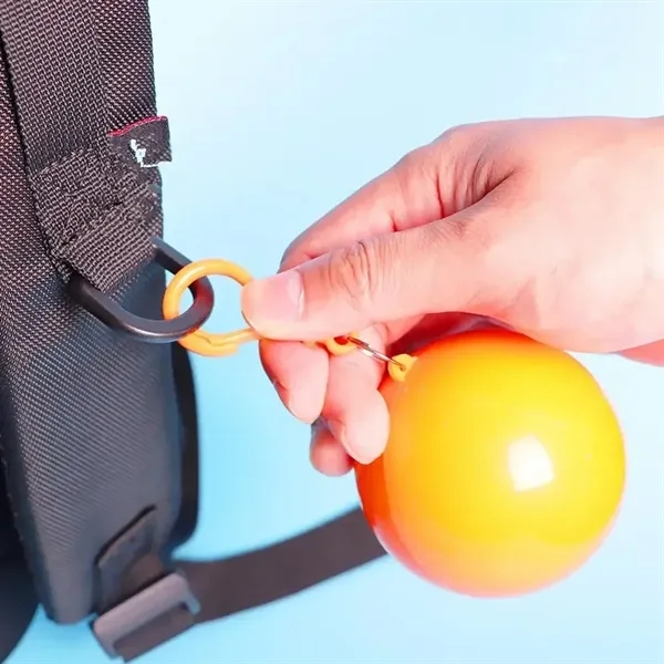 Disposable Rain Poncho in Ball Keychain - Disposable Rain Poncho in Ball Keychain - Image 7 of 8