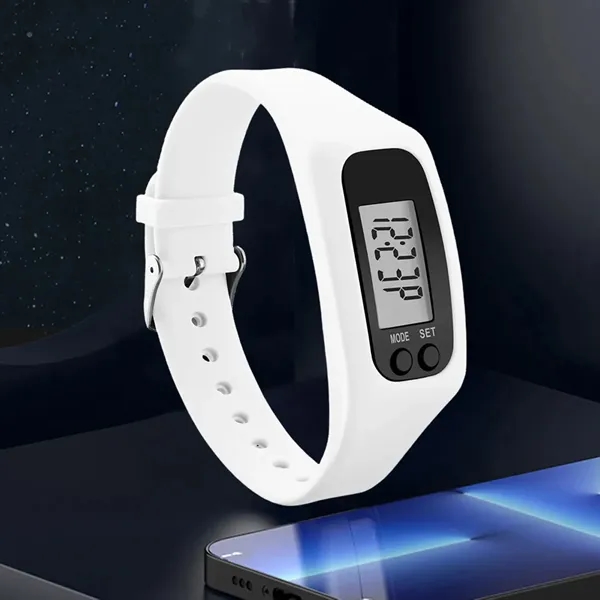 Digital Pedometer Watch with LCD Display - Digital Pedometer Watch with LCD Display - Image 4 of 6