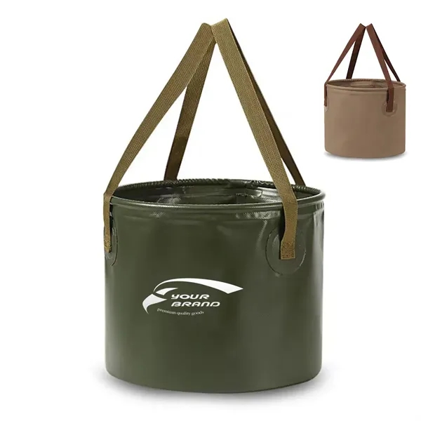 Portable 5 Gallon Collapsible Foldable Bucket Container - Portable 5 Gallon Collapsible Foldable Bucket Container - Image 0 of 8