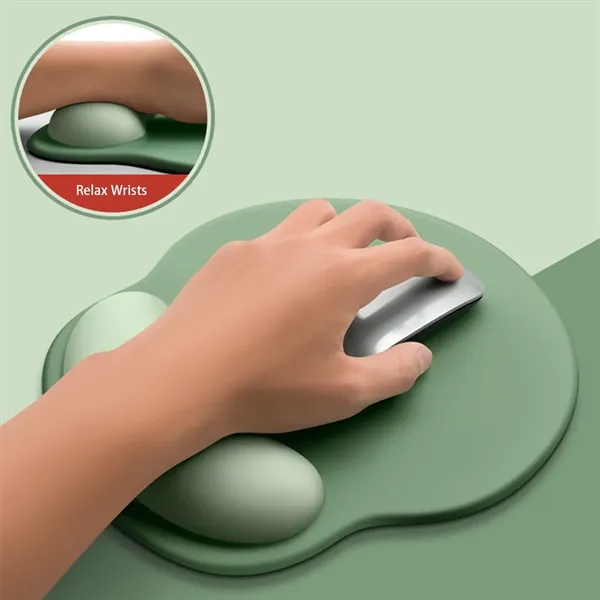 Ergonomic Wrist Support Mouse Pad With Memory Foam - Ergonomic Wrist Support Mouse Pad With Memory Foam - Image 2 of 4