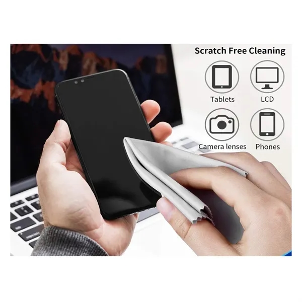 Microfiber Cleaning Cloth Glasses Cleaner Wipes - Microfiber Cleaning Cloth Glasses Cleaner Wipes - Image 2 of 2