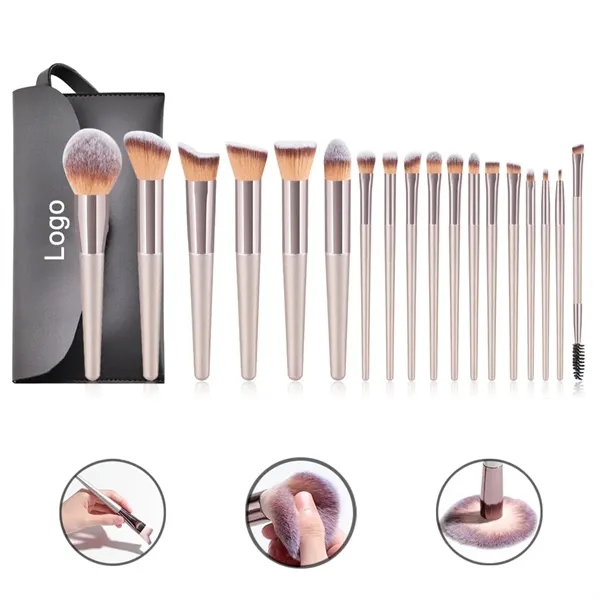 18 Pcs Makeup Brush Set - 18 Pcs Makeup Brush Set - Image 0 of 2