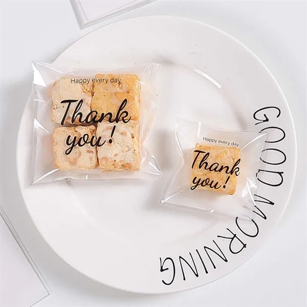 2.75x2.75", 4x4", 5x5" Self-Sealing 'Thank you' Bags - 2.75x2.75", 4x4", 5x5" Self-Sealing 'Thank you' Bags - Image 3 of 5