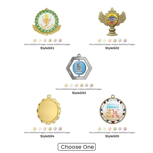 UV Printed Glory Medals - UV Printed Glory Medals - Image 1 of 8