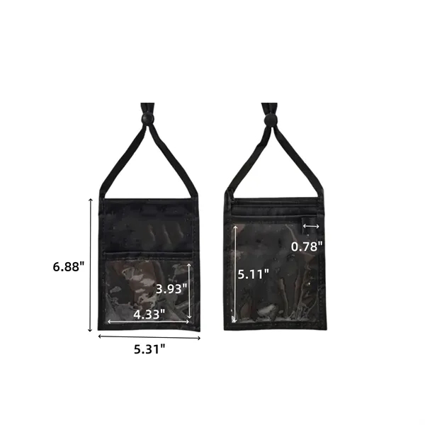 Event Badge Holder with Lanyard Neck Wallet - Event Badge Holder with Lanyard Neck Wallet - Image 1 of 1