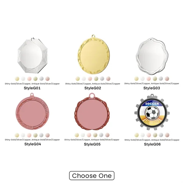 UV printed Award Medals - UV printed Award Medals - Image 1 of 8