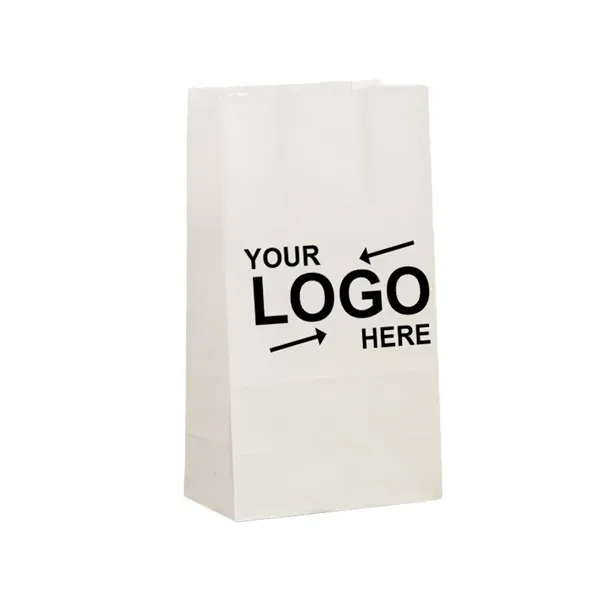 White Kraft Paper Food Bag - White Kraft Paper Food Bag - Image 0 of 1
