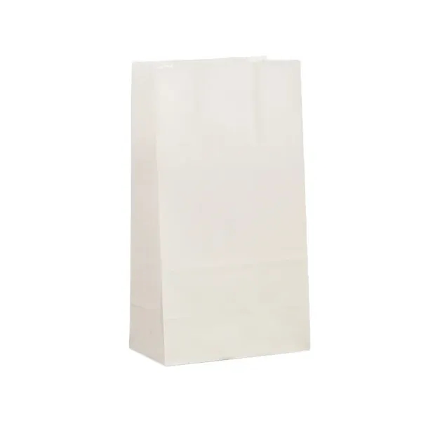 White Kraft Paper Food Bag - White Kraft Paper Food Bag - Image 1 of 1