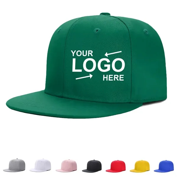 Flat Brim Baseball Cap - Flat Brim Baseball Cap - Image 0 of 8