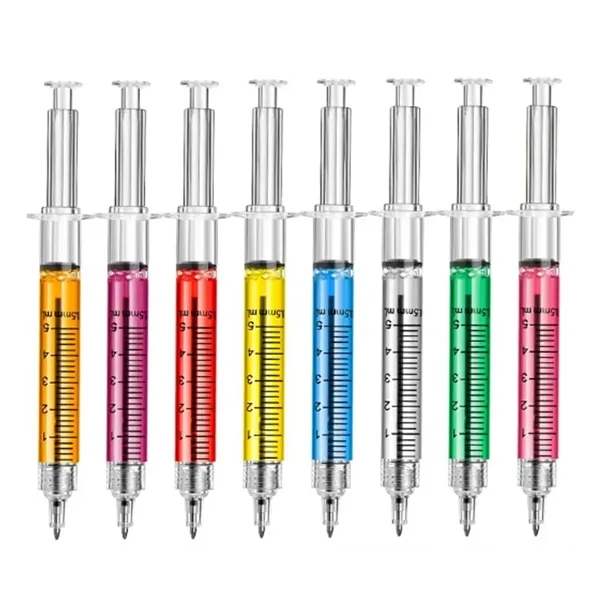 Syringe Shaped Ballpoint Pen - Syringe Shaped Ballpoint Pen - Image 2 of 5