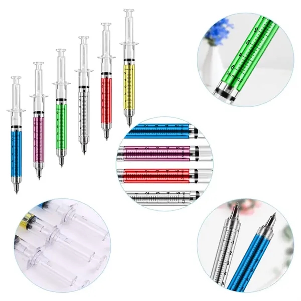 Syringe Shaped Ballpoint Pen - Syringe Shaped Ballpoint Pen - Image 3 of 5