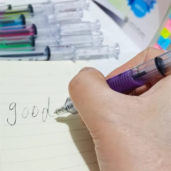 Syringe Shaped Ballpoint Pen - Syringe Shaped Ballpoint Pen - Image 5 of 5