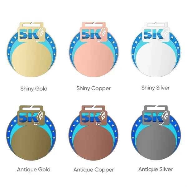 UV Printed 5K Medals - UV Printed 5K Medals - Image 3 of 9