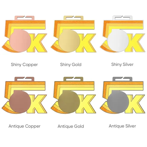 UV Printed 5K Medals - UV Printed 5K Medals - Image 5 of 9