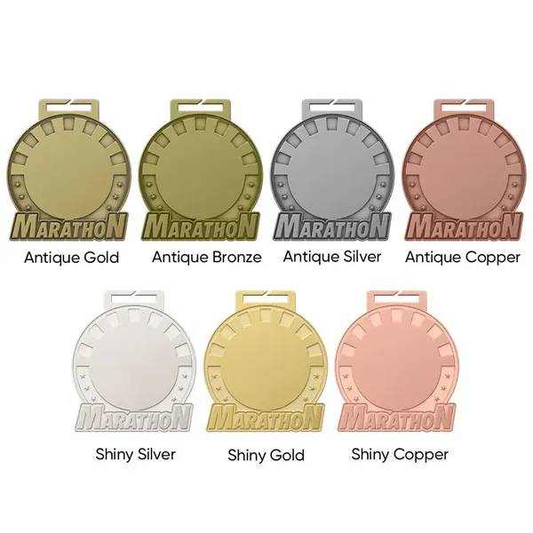 UV Printed Marathon Medals - UV Printed Marathon Medals - Image 3 of 7