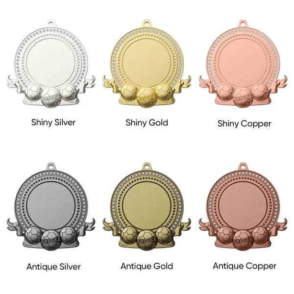 UV Printed Soccer Medals - UV Printed Soccer Medals - Image 9 of 21