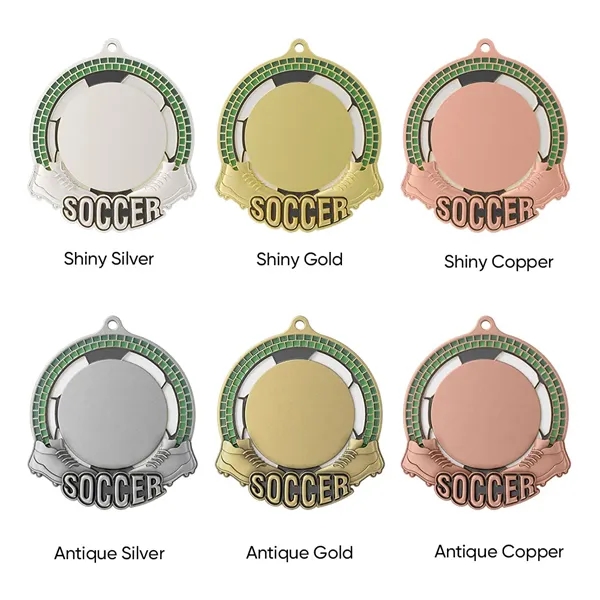 UV Printed Soccer Medals - UV Printed Soccer Medals - Image 11 of 21