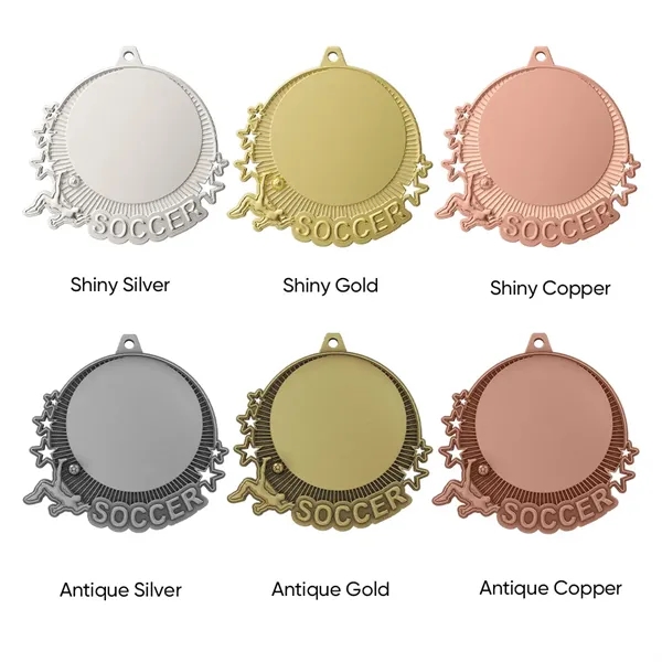 UV Printed Soccer Medals - UV Printed Soccer Medals - Image 17 of 21