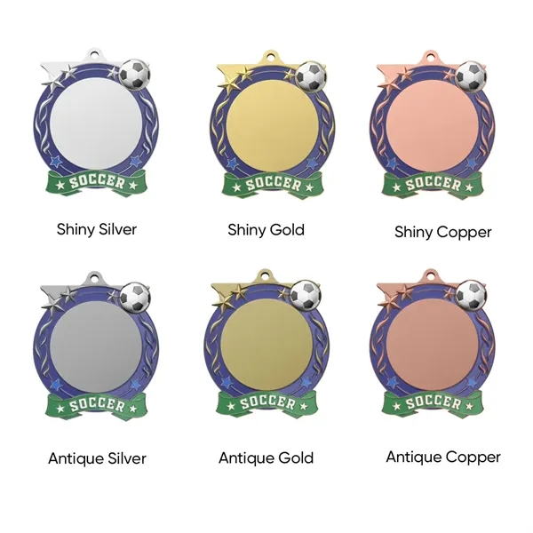 UV Printed Soccer Medals - UV Printed Soccer Medals - Image 19 of 21
