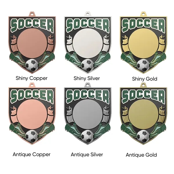 UV Printed Soccer Medals - UV Printed Soccer Medals - Image 21 of 21
