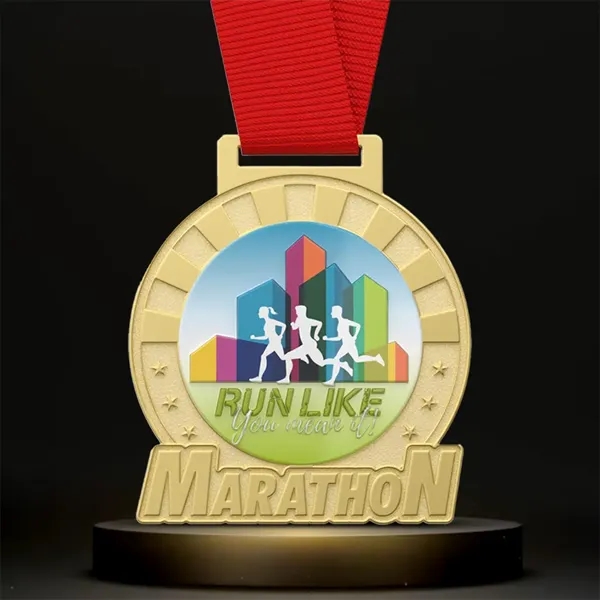 Custom UV Printed Marathon Medals