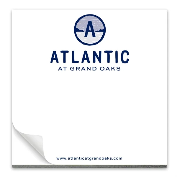 25 Page 3-1/2 x 3-1/2 Paper Note Pad w/ Magnet