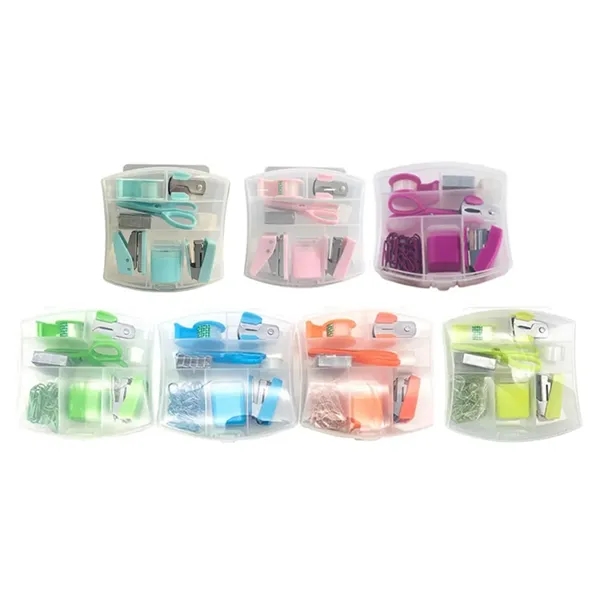 Mini Office Stationery Set W/ Stapler Accessories in Case - Mini Office Stationery Set W/ Stapler Accessories in Case - Image 2 of 5